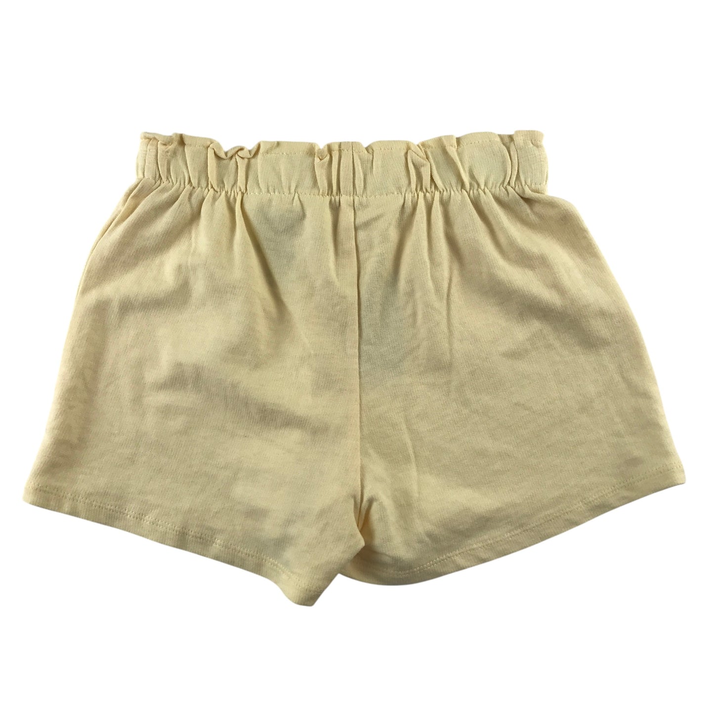 H&M and George summer bundle 6-7 years white celestial t-shirt and yellow shorts cotton