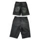 H&M and George 5-6 years shorts bundle grey denim cotton polyester elastane