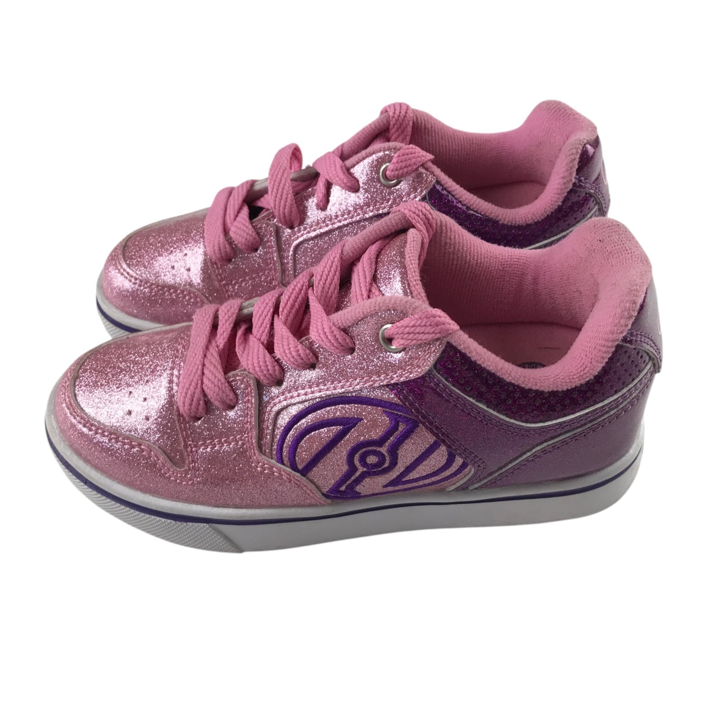 Heelys UK 13 jr glittery pink trainers