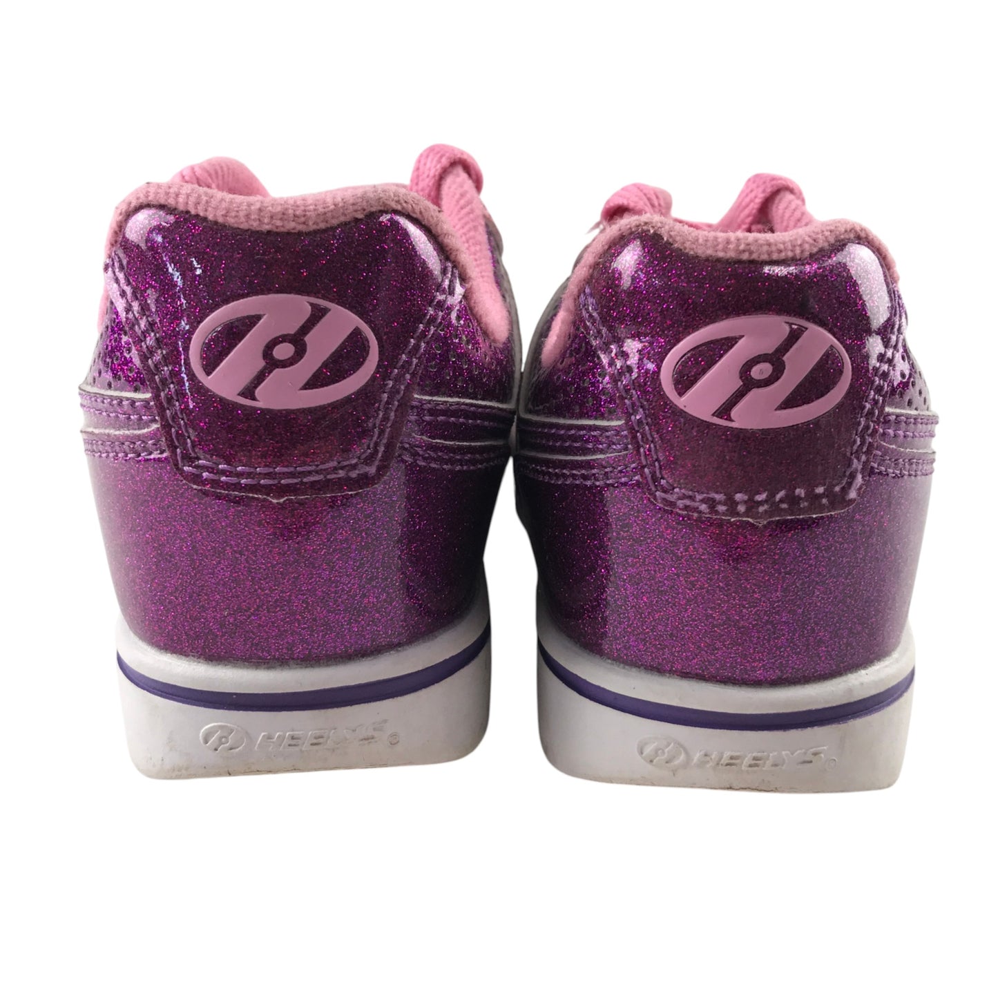 Heelys UK 13 jr glittery pink trainers
