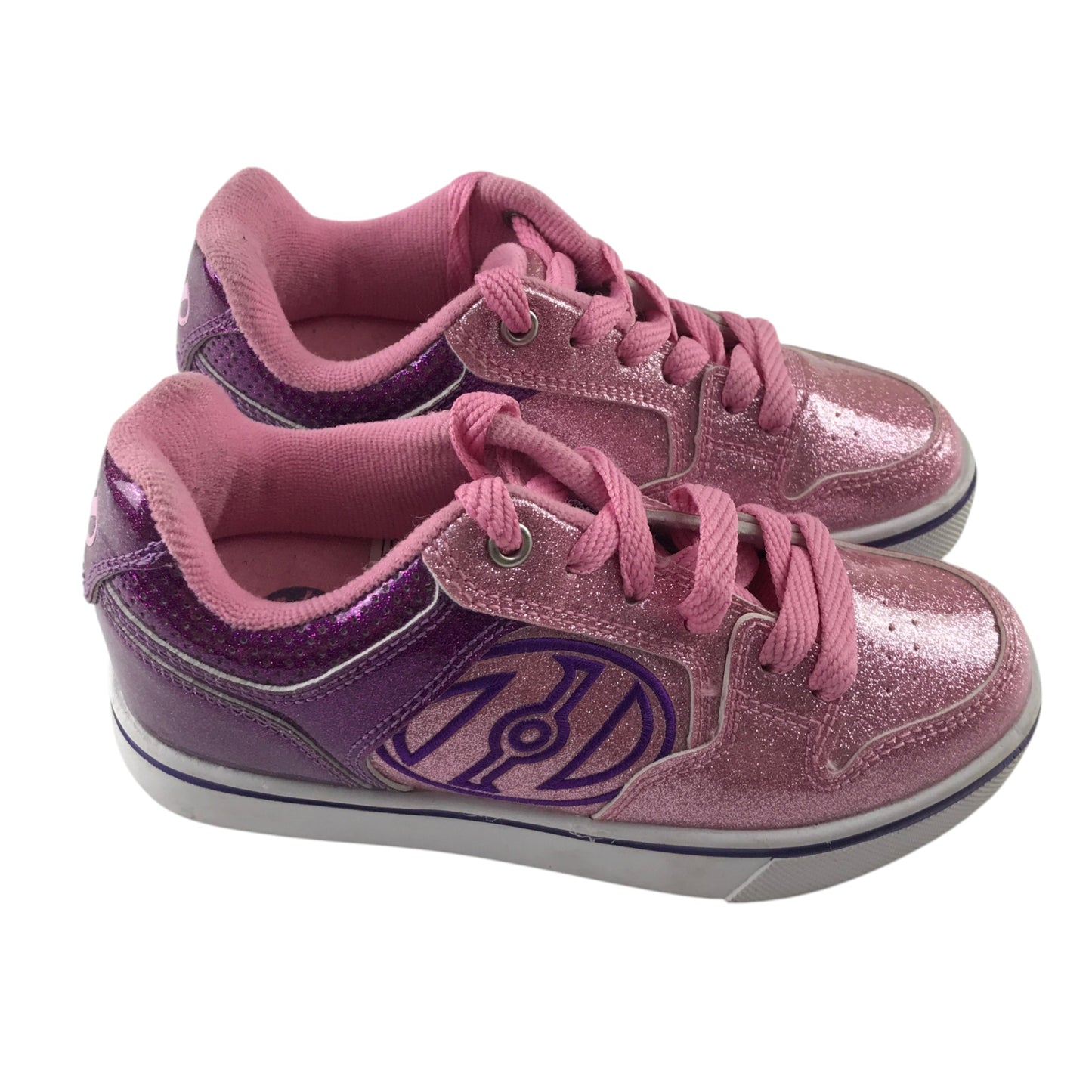 Heelys UK 13 jr glittery pink trainers