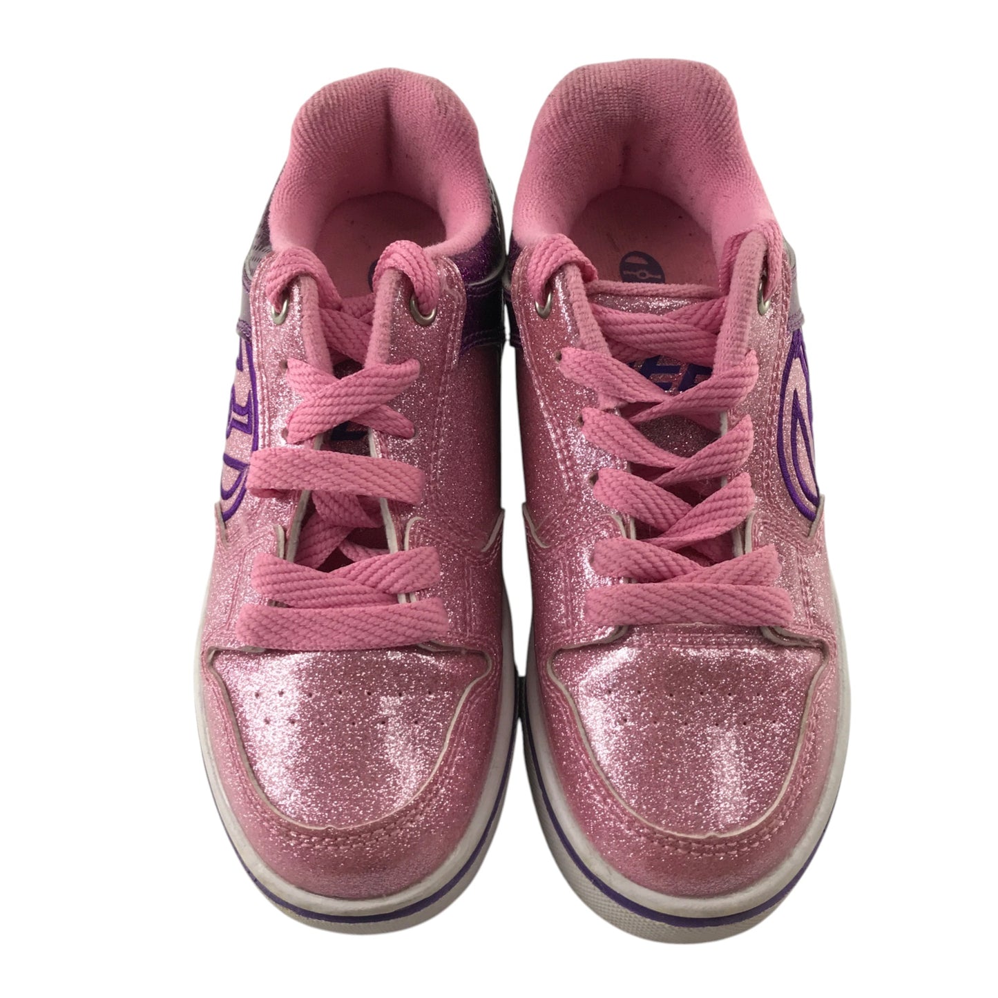 Heelys UK 13 jr glittery pink trainers