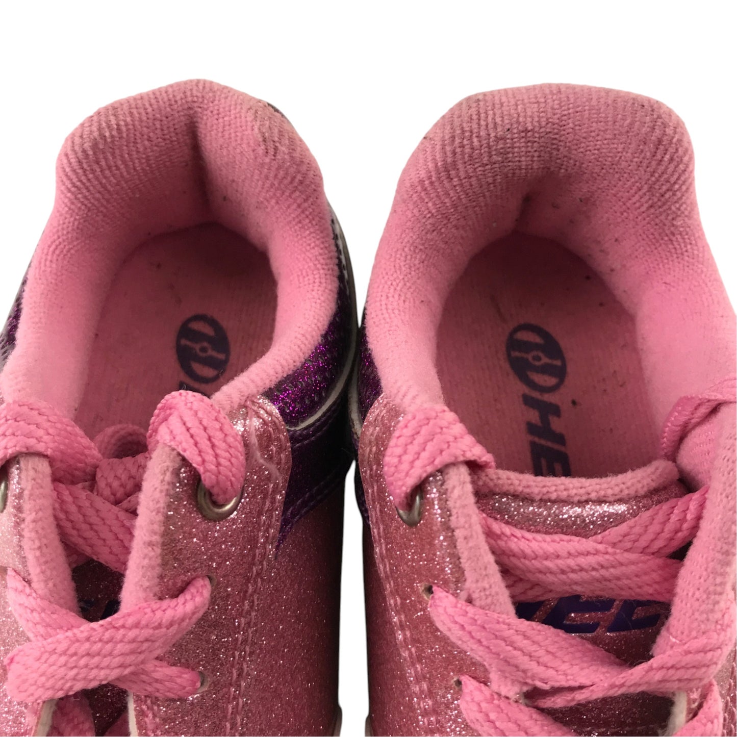 Heelys UK 13 jr glittery pink trainers