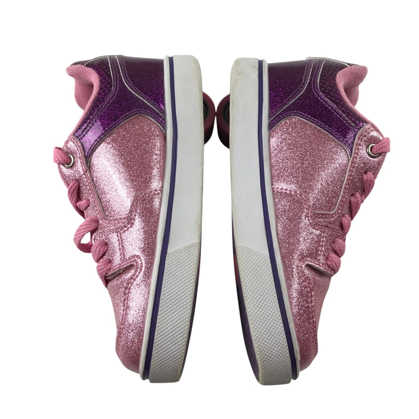 Heelys UK 13 jr glittery pink trainers