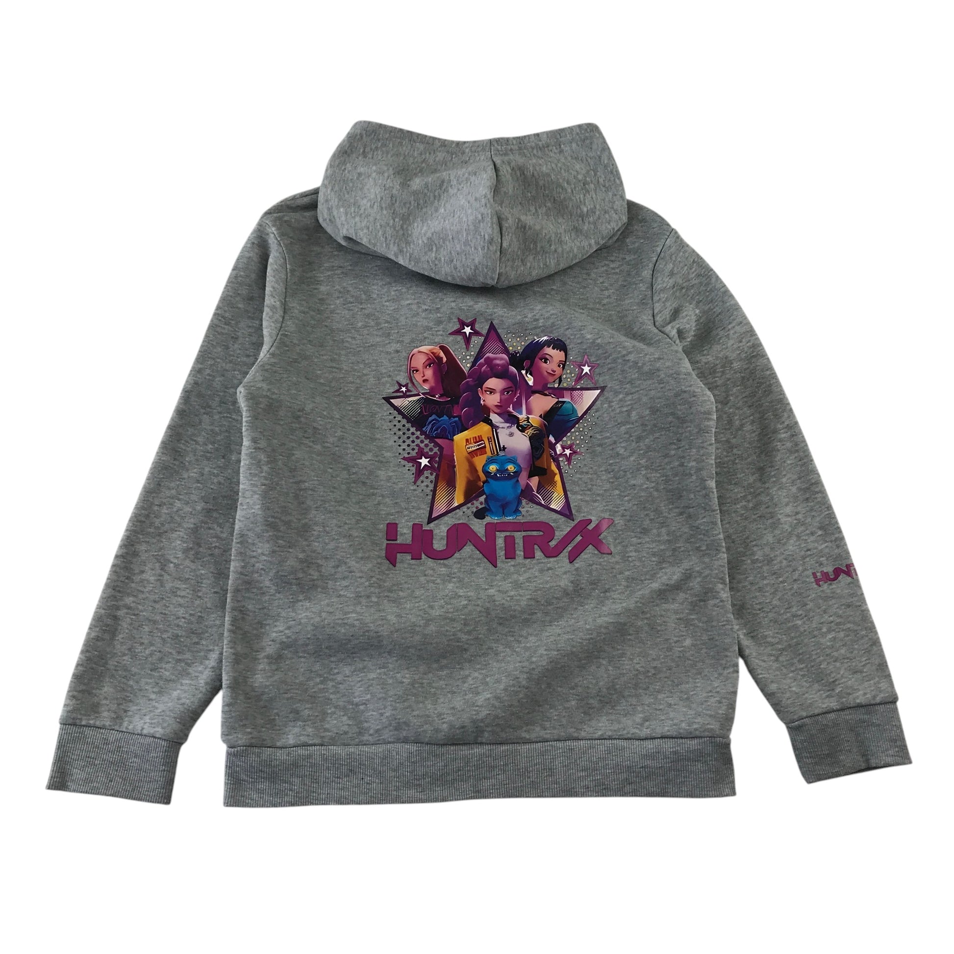 Huntrix 11-12 years grey hoodie polyester