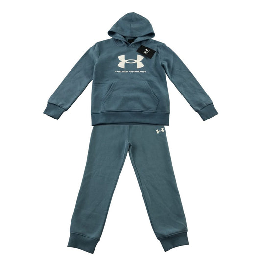 Under Armour 5-6 years dusty blue hoodie and joggers set cotton polyester