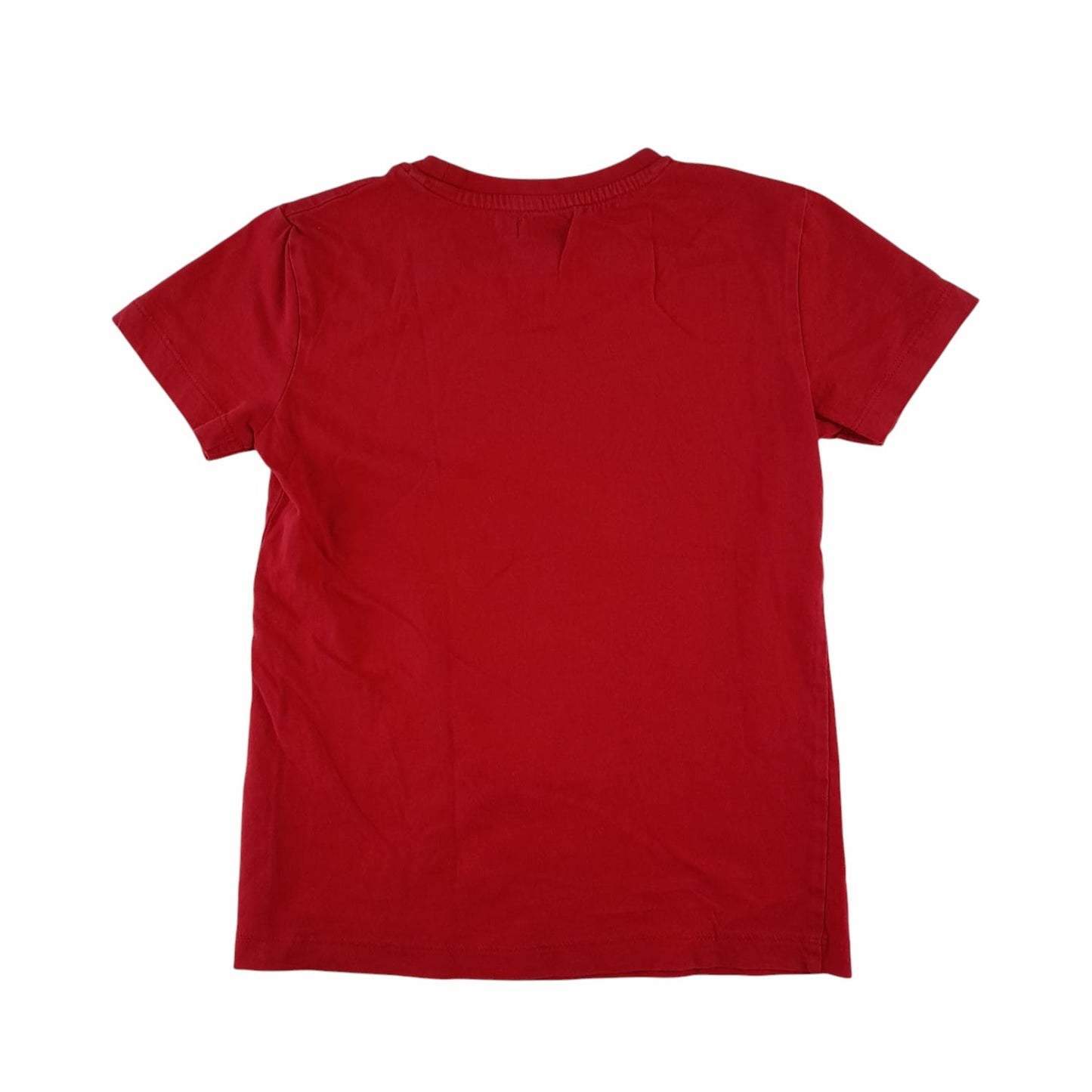 Canada House t-shirt 5-6 years red robot graphic print design