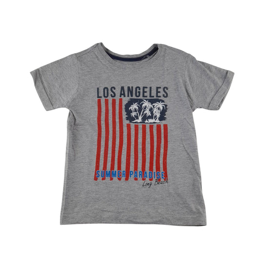 T-shirt 5-6 years grey Los Angeles graphic print design