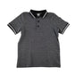 Tu polo shirt 5-6 years grey graphic pattern cotton