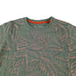 Nutmeg t-shirt 5-6 years khaki floral print cotton