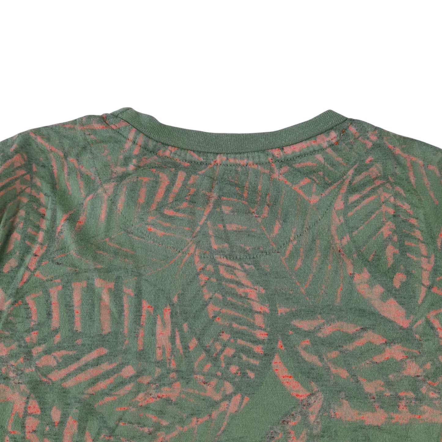Nutmeg t-shirt 5-6 years khaki floral print cotton