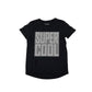 Nutmeg t-shirt 6-7 years black design print