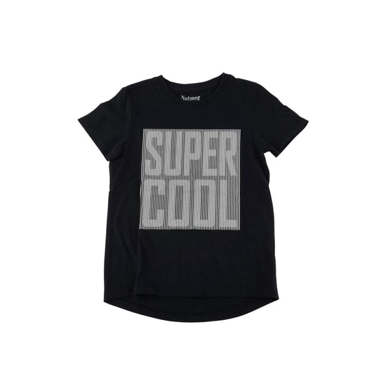 Nutmeg t-shirt 6-7 years black design print