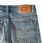 Levi's Ribcage jeans 9-10 years light blue straight leg high waist denim trousers