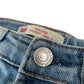 Levi's Ribcage jeans 9-10 years light blue straight leg high waist denim trousers