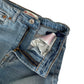 Levi's Ribcage jeans 9-10 years light blue straight leg high waist denim trousers