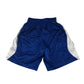 Adidas basketball shorts adult size M blue and white panelled with white three stripes
