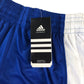 Adidas adiZero basketball shorts blue and white
