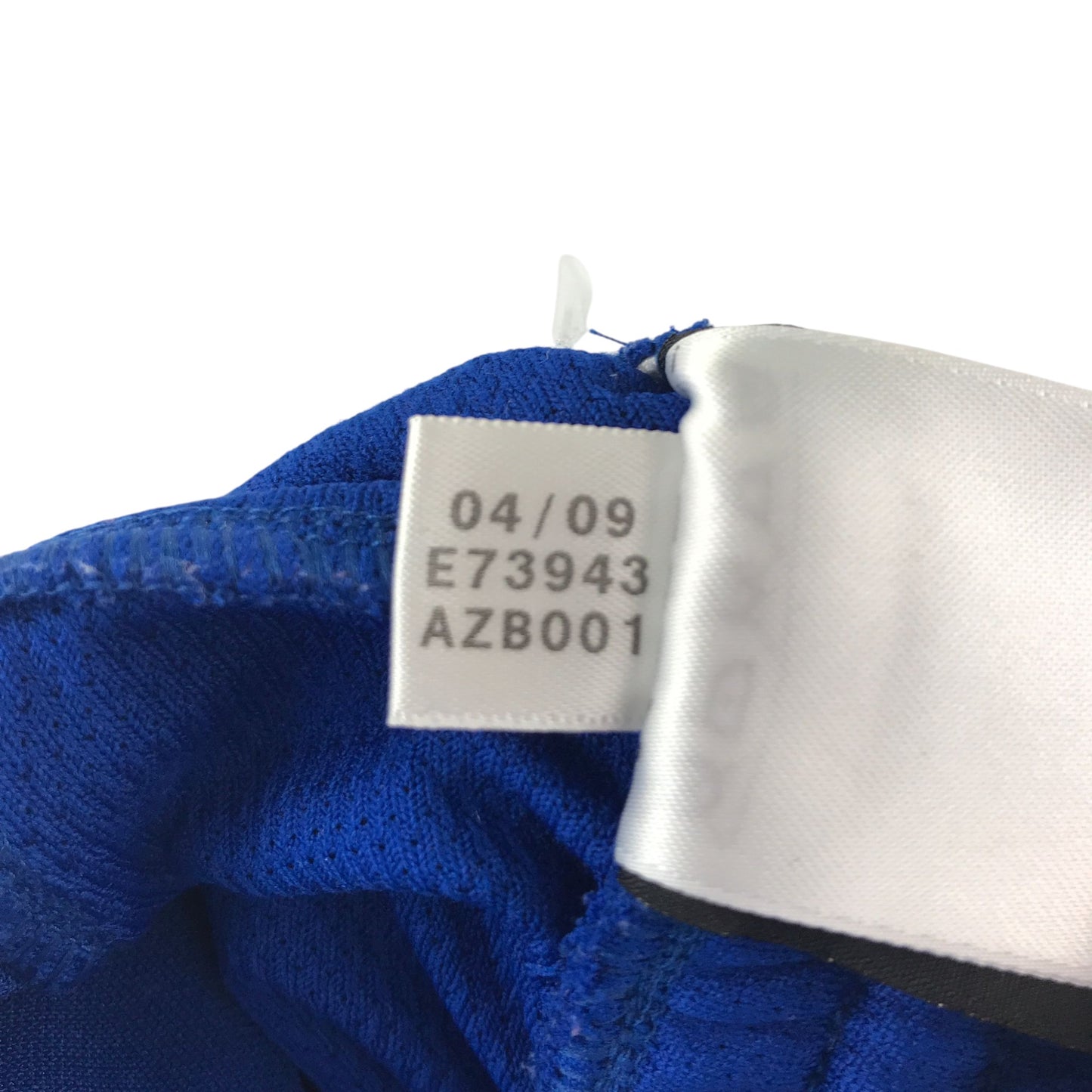 Adidas basketball shorts adult size M blue and white panelled with white three stripes