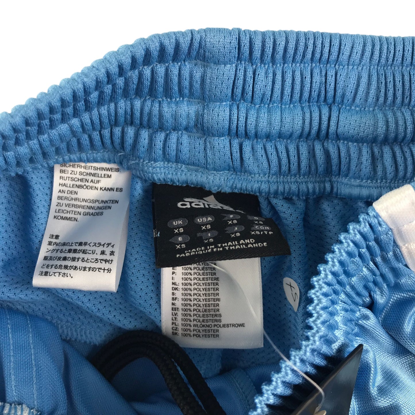 Adidas basketball shorts light blue and white