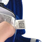 Adidas basketball shorts blue and white panel design with three stripes