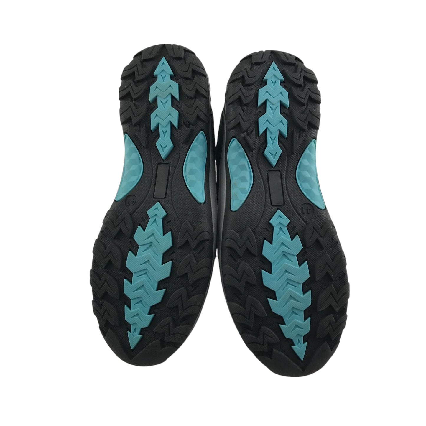 Crane walking trainers shoe size 7 grey and black with blue detailing