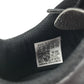Adidas football boots shoe size UK 2 black with white 3 stripes and plastic studs