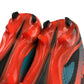 Adidas football boots shoe size UK 1 orange blue and back colourway plastic studs