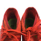 Adidas football boots shoe size UK 1 orange with green detailing and plastic studs