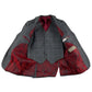 Romano suit 9 years grey check pattern jacket trousers vest and tie