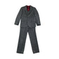 Romano suit 9 years grey check pattern jacket trousers vest and tie