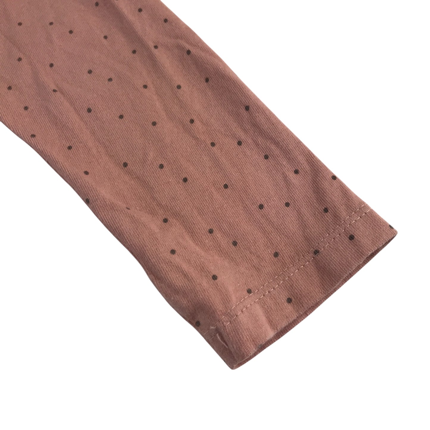 Next dress 5-6 years burnt pink cat face long sleeve cotton