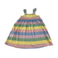 George dress 4-5 years multicoloured pastel stripy cotton