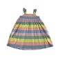 George dress 4-5 years multicoloured pastel stripy cotton
