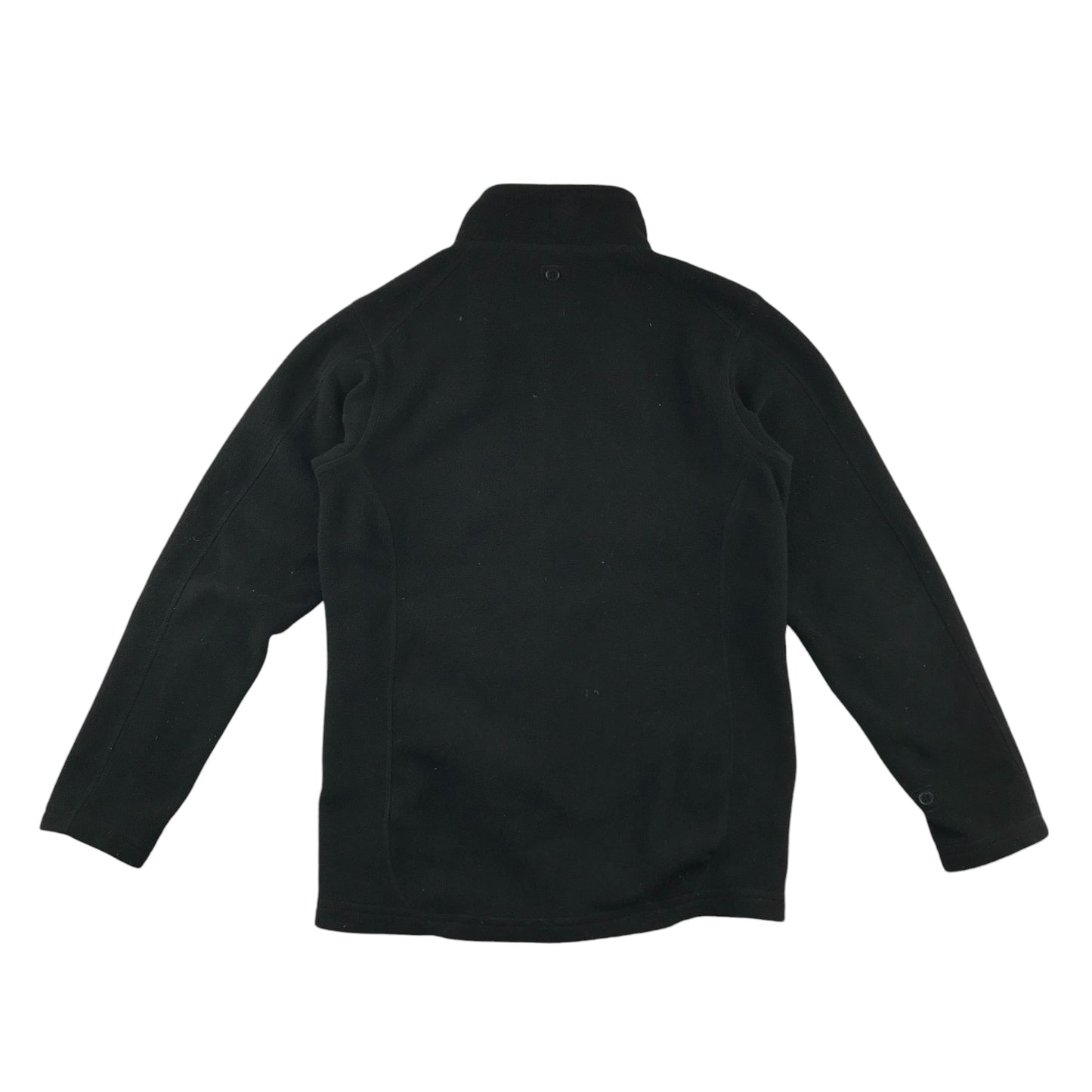 Karrimor fleece 12-13 years black plain full zipper long sleeve