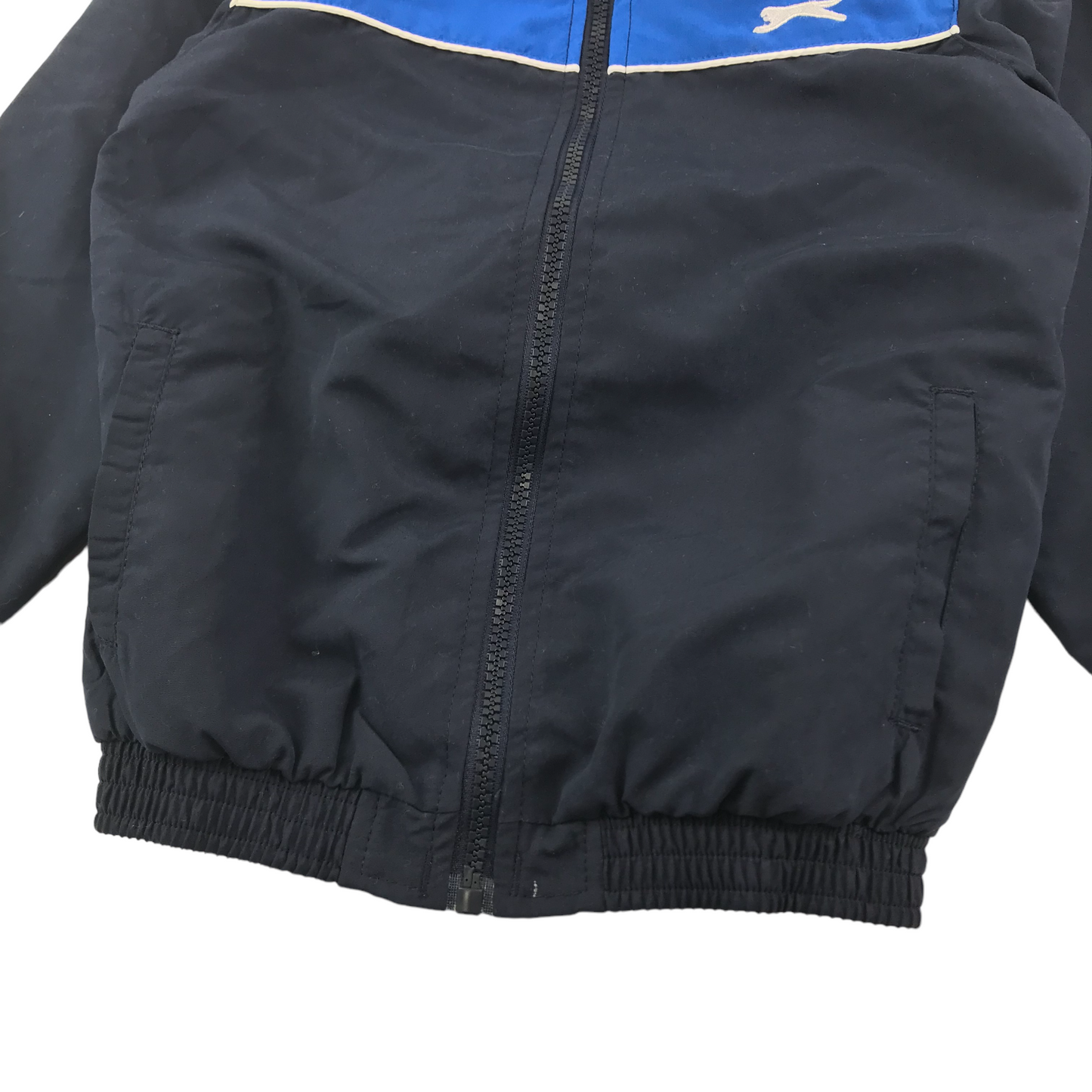 Slazenger Light Jacket Age 5 Navy and Blue Sports Bomber