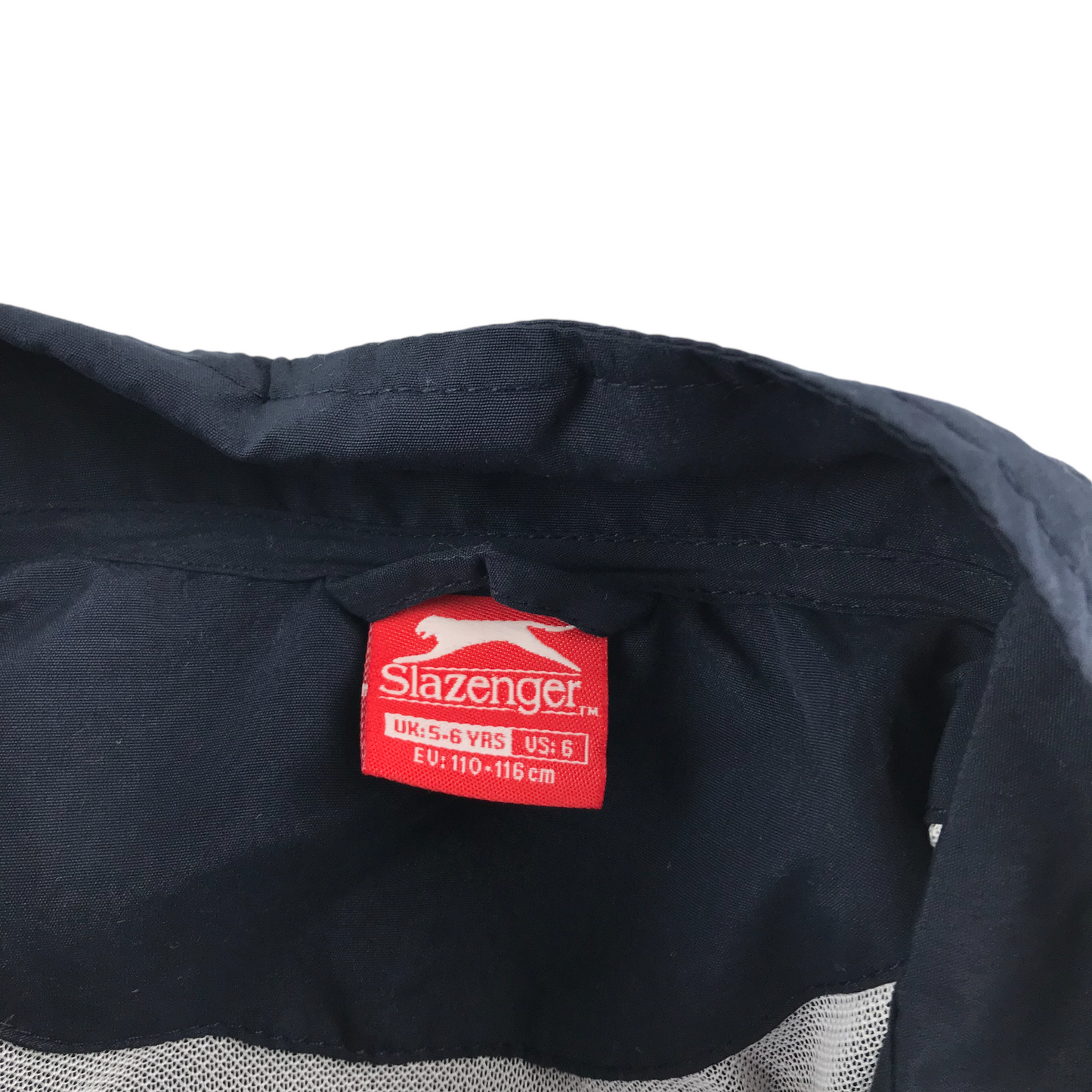 Slazenger Light Jacket Age 5 Navy and Blue Sports Bomber