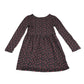 GAP dress 6-7 years red floral long sleeve cotton