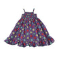 M&S dress 5-6 years purple floral print cotton