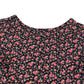 GAP dress 6-7 years red floral long sleeve cotton