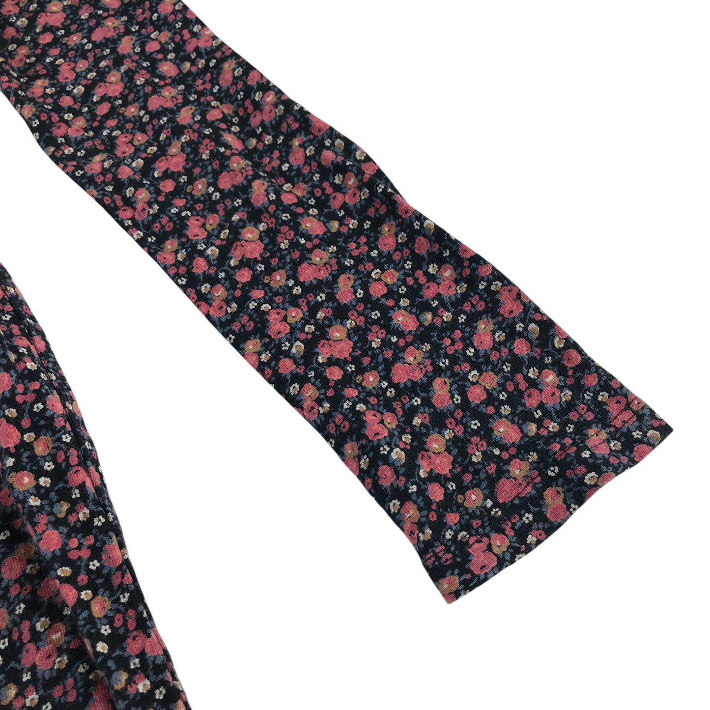 GAP dress 6-7 years red floral long sleeve cotton