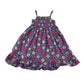 M&S dress 5-6 years purple floral print cotton
