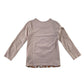 M&S t-shirt 5-6 years light pink long sleeve glittery teddy bear