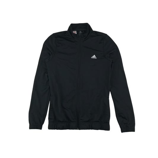Adidas Sweater Age 14 Black Full Zip Track Top