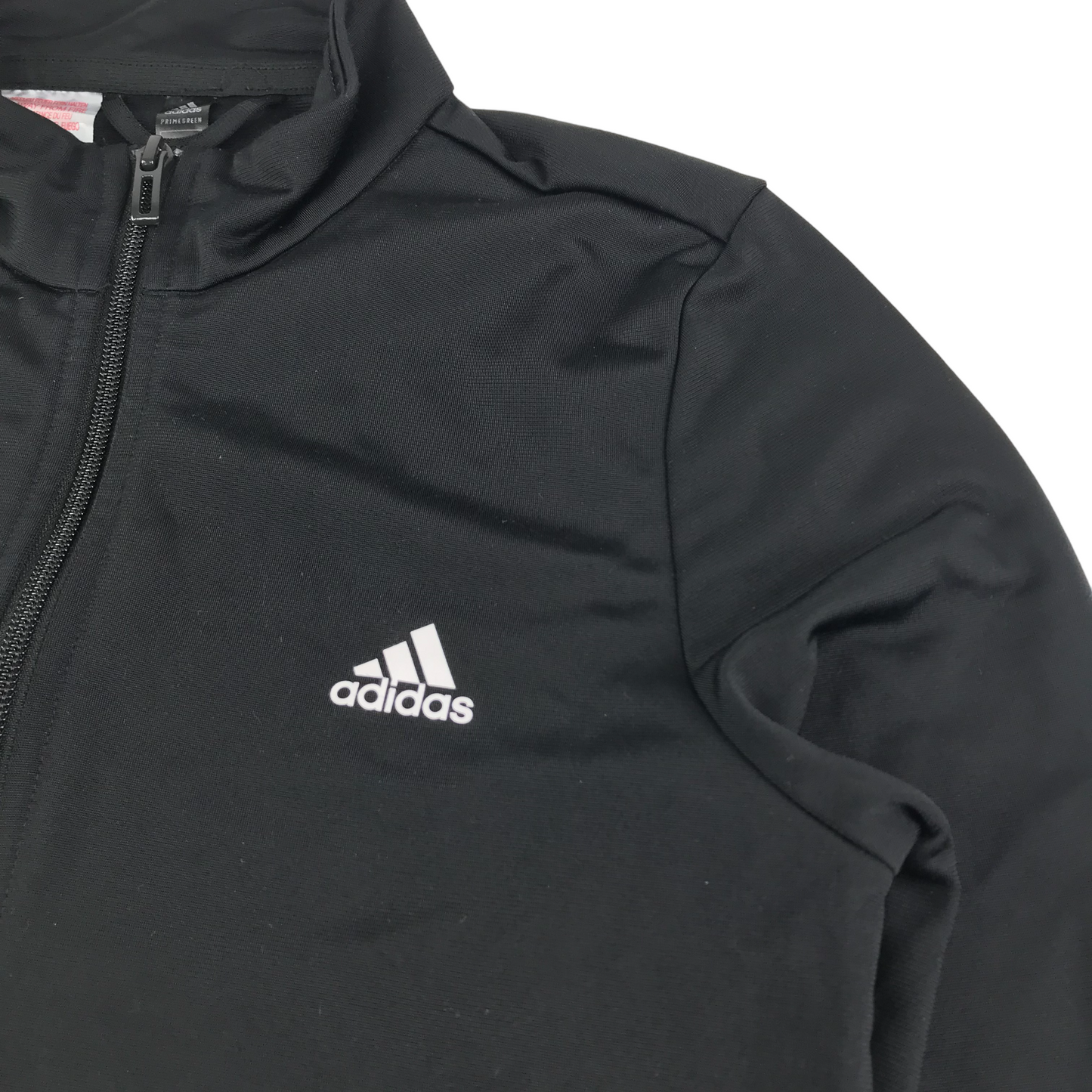 Adidas Sweater Age 14 Black Full Zip Track Top