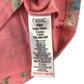 Next t-shirt 5-6 years vintage pink floral frilled collar cotton