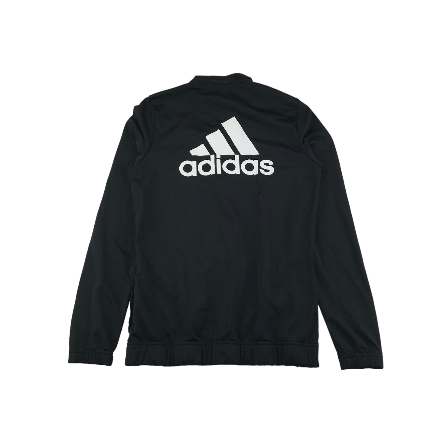 Adidas Sweater Age 14 Black Full Zip Track Top