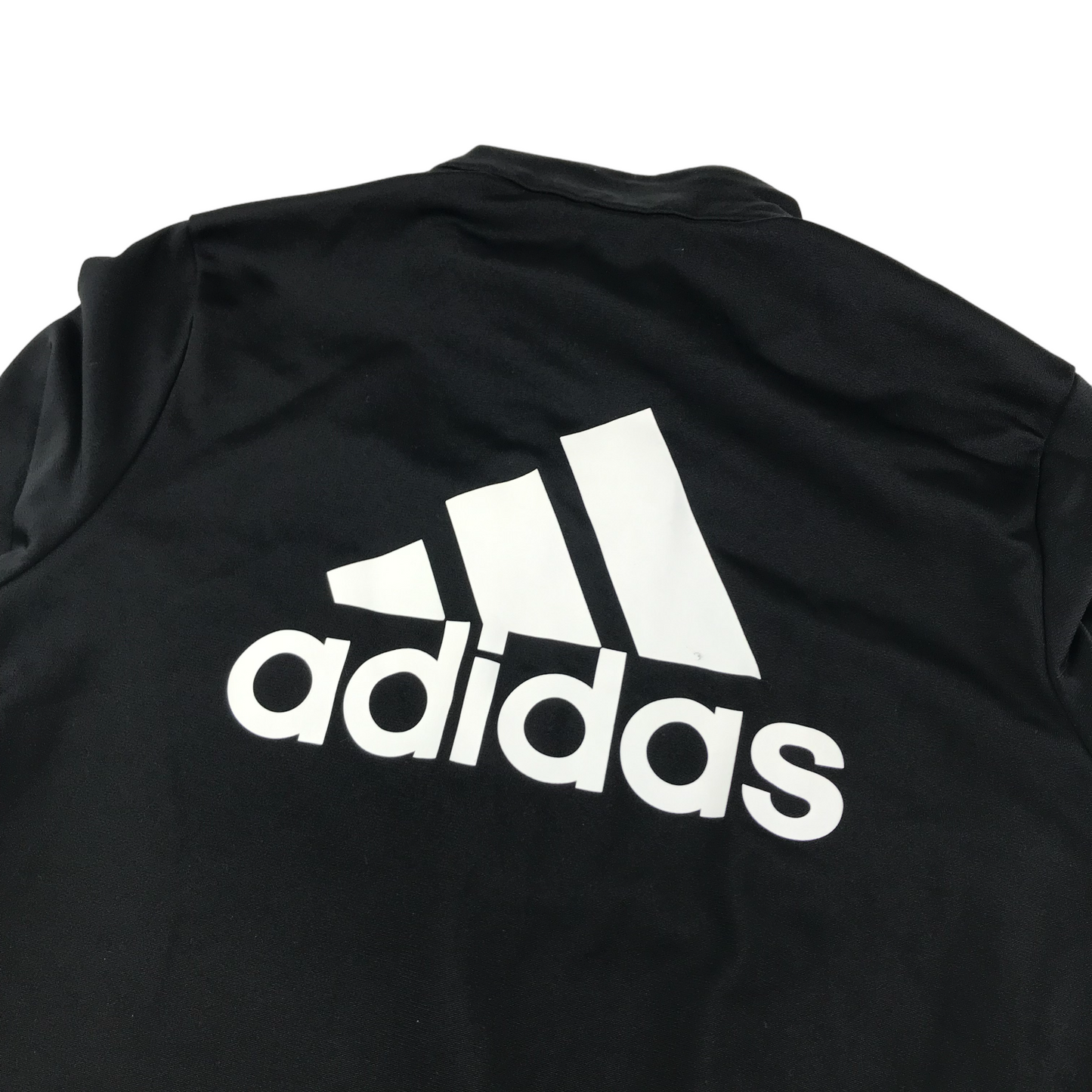 Adidas Sweater Age 14 Black Full Zip Track Top