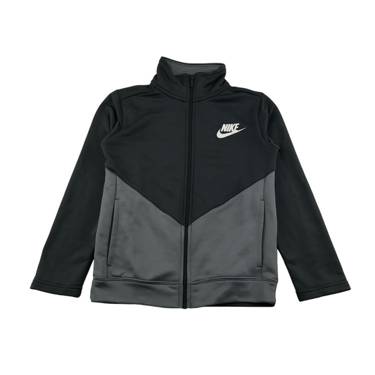 Nike Track Top Age 8 Grey Full Zipper Sweater
