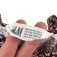 H&M dress 8-10 years pink red black floral long sleeve cotton
